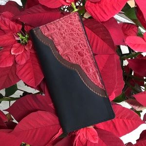 Vintage authentic crocodile wallet